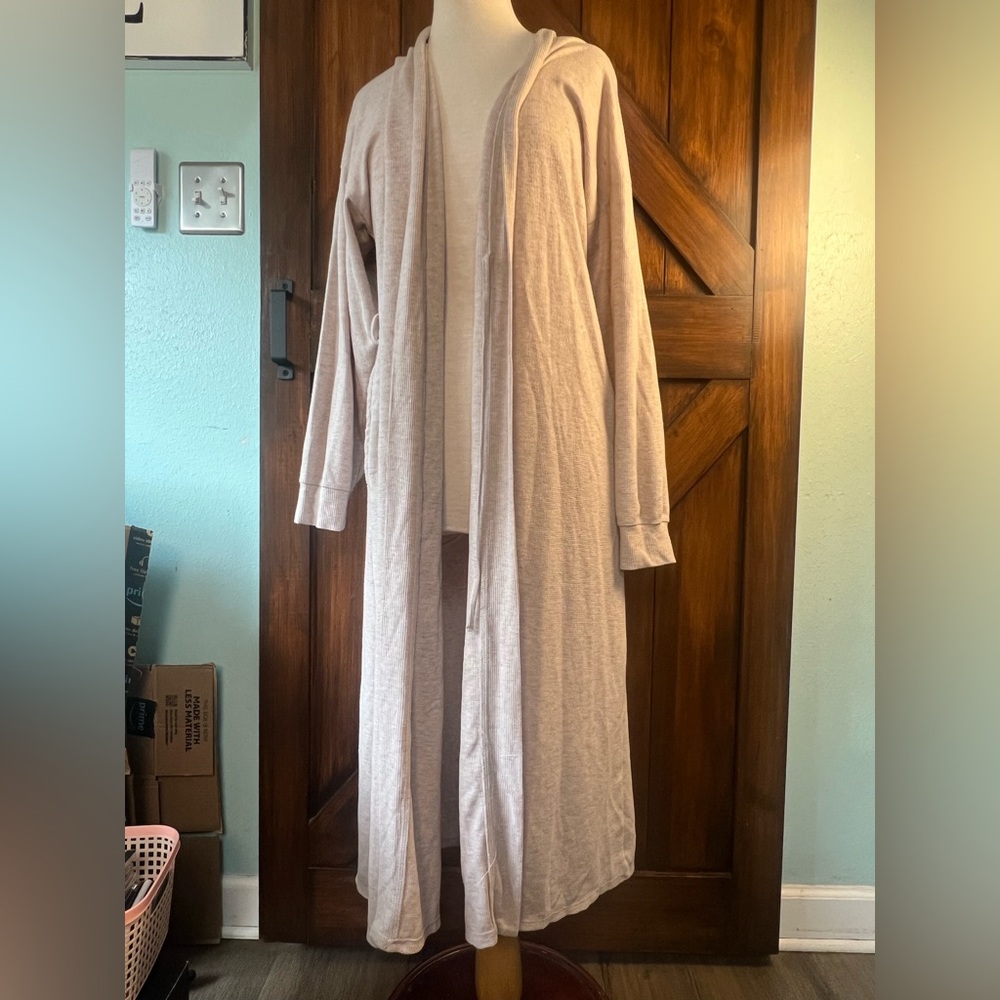 Victoria's Secret Gray Thermal Robe Women's L